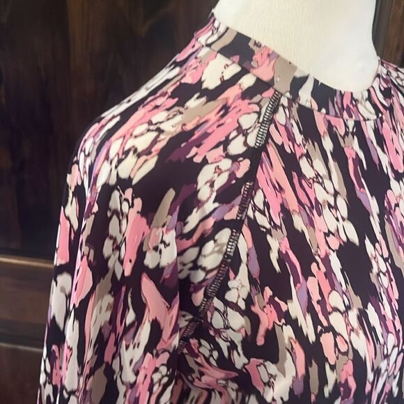 Jofit Pink and White UV Long Sleeve Crew Tee, size S - Picture 4 of 8